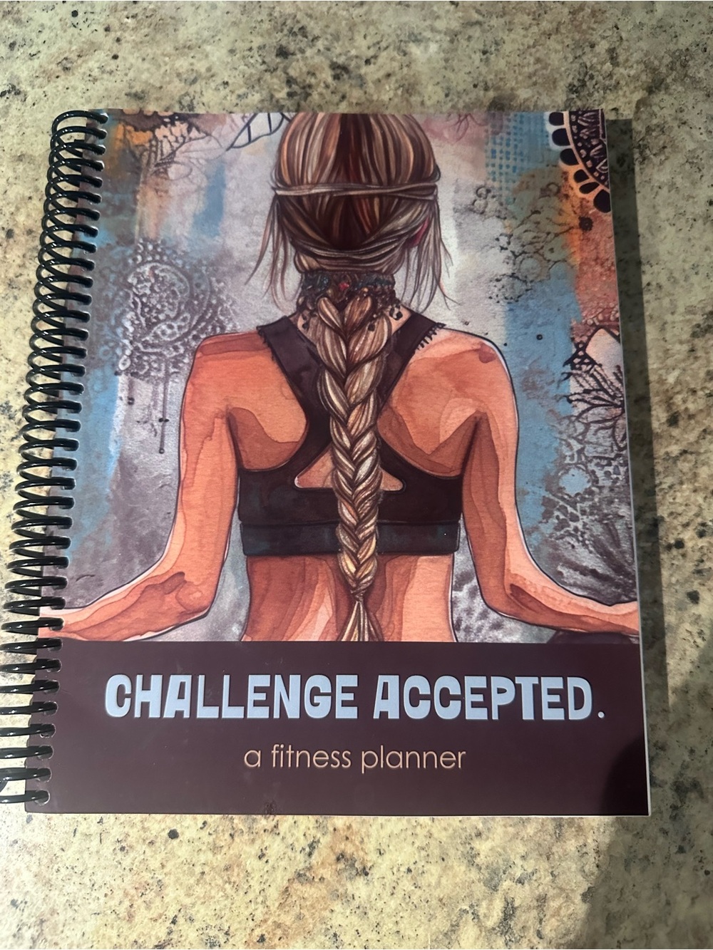 Messy Nessy Designs Challenge Accepted 90 Day Fitness Wellness Planner